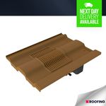 Timloc Castellated Tile Vent - Brown - Compatible with Marley