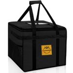 Hot Food Delivery Bag 45L - Insulated Pizza Box, Thermal Bags for Uber Eats