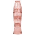 Stacking Tumblers Brown Glass Set Drinking Glasses Fish Shape Embossed Cups