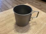 400ml Titanium Mug Food Pot Ultra Lightweight Expedition Hiking Camping