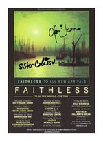 FAITHLESS ENTIRE GROUP AUTOGRAPHED SIGNED A4 POSTER POSTER PRINT