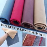 Suede Microfiber Car Wash Towel Auto Cleaning Drying Cloth Two-sided Absorbent