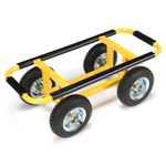 Heavy Duty Dolly Trolley Removal Cart 20.5Cm Pneumatic Wheels, 540Kg Load Cap