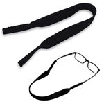 2 Pack Sports Band for Glasses, Sunglasses - Neoprene Elastic Cord Retainer