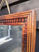 Antique Victorian bevelled carved Wall Mirror 19th Century 