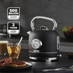 GEEPAS Retrovive 1.8L 3000W Electric Kettle Vintage Cordless Rapid Boil 360°