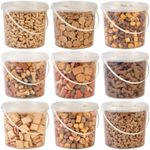 Dog Biscuit Treats, Gravy Bones Mixed Bones Milky Peanut Chicken Paws 2.5L Tubs