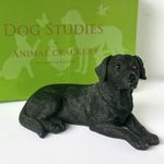 Black Labrador figurine sculpture ornament collectable Dog lover gift boxed