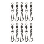 10 x Snap Link Quick Change Swivels Connectors Float Feeder Lure Fishing