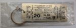 DAVID BOWIE SANTA MONICA 72 REPLICA TICKET KEY CHAIN KEYRING PROMO NEW SEALED!!