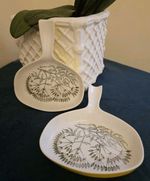 Vintage Poole Pottery X2  Egg Bakers Carraway Design Home Kitchenalia