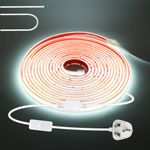 220V Neon COB LED Strip Selfadhesive Tape Lights Flexible Lights Waterproof IP67