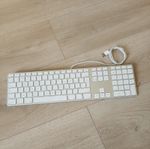 Apple A1243 Wired USB QWERTY Aluminium Numeric Keyboard iMac Pro Mini