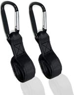 Pack of 2 Universal Large Buggy Clips Pram Pushchair Stroller Clips, Black