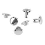 500 Sets Double Cap Rivets 6x6mm Stainless Steel Rivets Studs For Leather Crafts