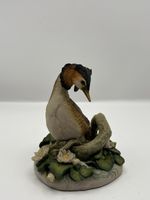 Teviotdale Birds-Great Crested Grebe by D Edlmann 1987