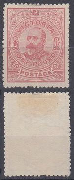 AUSTRALIA / VICTORIA 1907 KEVII £1 SALMON MNG (ID:G4188)