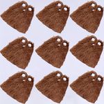 Pack of 9 Brown Fur Custom made Capes Cloaks for Compatible Fits Lego Minifigs
