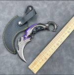 15cm blunt metal Valorant Reaver Karambit toy.