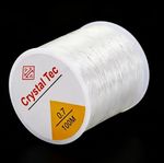 Clear Fishing Wire Strong Crystal Stretch Beading Transparent Cord Invisible