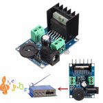 DC 6 to 18V TDA7297 10-50W Power Amplifier Module 2 x 15W Double Channel