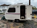 3 Berth Freedom Microlite Bijoux Touring caravan With Awning Only Weighs 750kg