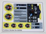 Custom Decal Sticker Sheet for 60096