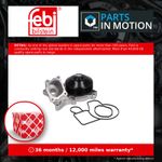 Water Pump fits BMW 320D 2.0D 04 to 13 N47D20C Coolant 11517807311 Febi Quality