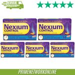 5x - 14 Nexium Control Heartburn Relief, Indigestion & Acid Reflux – 70 Tablets