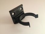 10x BLACK PLASTIC KITCHEN LEG PLINTH KICK BOARD CLIPS BRACKETS SCREW FIXING 32mm