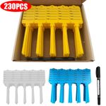 Car Key Tags x 230 Multi Purpose Self Tie To Identify Your Vehicles 3 Colors UK