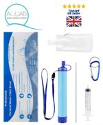 Portable Personal Water Filter Straw Kit Purifier for Outdoor Survival Camping