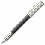 Graf Von Faber Castell Anthracite Guilloche Ciselé Roller Ball Pen (#146710)