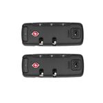 2Pcs Password Lock 3-digit Combination Lock For Travel Luggage Suitcase TSA007