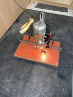 Foellmer Paper Drill Punch or Fabric swatch Drill With Light