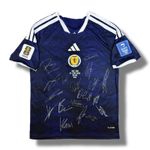Signed SCOTLAND World Cup 2026 Football Home Shirt Memorabilia - COA & Proof
