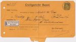 Switzerland Postal Stationery Civil Court Basel R-Label Basel 1909