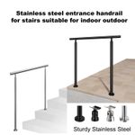 Stainless steel handrail Safety Rail Outdoor Indoor Handrail Mobility Grab Rail