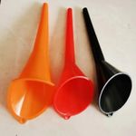 3Pcs Motorcycle Car Long Mouth Funnel Plastic Refueling Oil Liquid Spout Filling