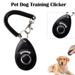 Dog & Puppy Training Clicker with Wrist Strap Obedience Aid Trainer 1-2 Pack