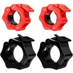 1/2PCS 25/28/30mm Quick Release Barbell Clamps Spin Lock Barbell Collars Weight