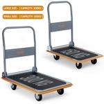 New! 150kg/300kg Folding Platform Hand Sack Truck Trolley Transport Heavy Duty