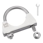 Stainless Steels Zinc Universal U Bolt Exhaust Clamps Heavy Duty Clamp With Nuts