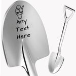 Personalised Engraved Ice Cream Spoon Stainless Steel Shovel Custom Any Text