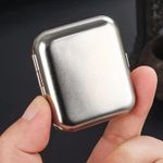 Outdoor Mini Portable Metal Ashtray With Lockable Lid Desktop Pocket Ashtray