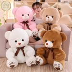 4 Colors Teddy Bear With Scarf Stuffed Animals Bear Plush Toys Doll 50Cm