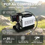PCP Air Compressor 4500PSI High Pressure Electric Pump 12V 8L Tank for Air Rifle