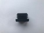 1300+ off 25.4 x 25.4 Black Plastic Ribbed Square Tube Inserts