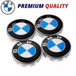 Set of 4 BMW Wheel Centre Caps 68mm - 1 3 5 6 7 Series, X5 X6 M & Z Series