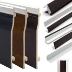 uPVC Shiplap Cladding Board Exterior Plastic PVC Panels Walls Sheds Bays 2.5m